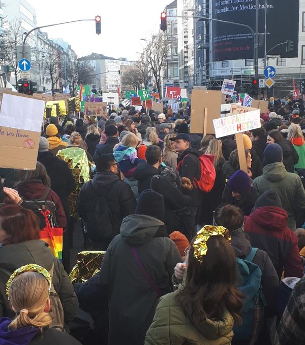 Demonstration in Düsseldorf am 27.01.2024